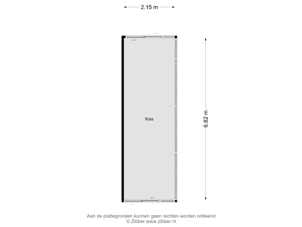 View floorplan of Kas of Grotestraat 17