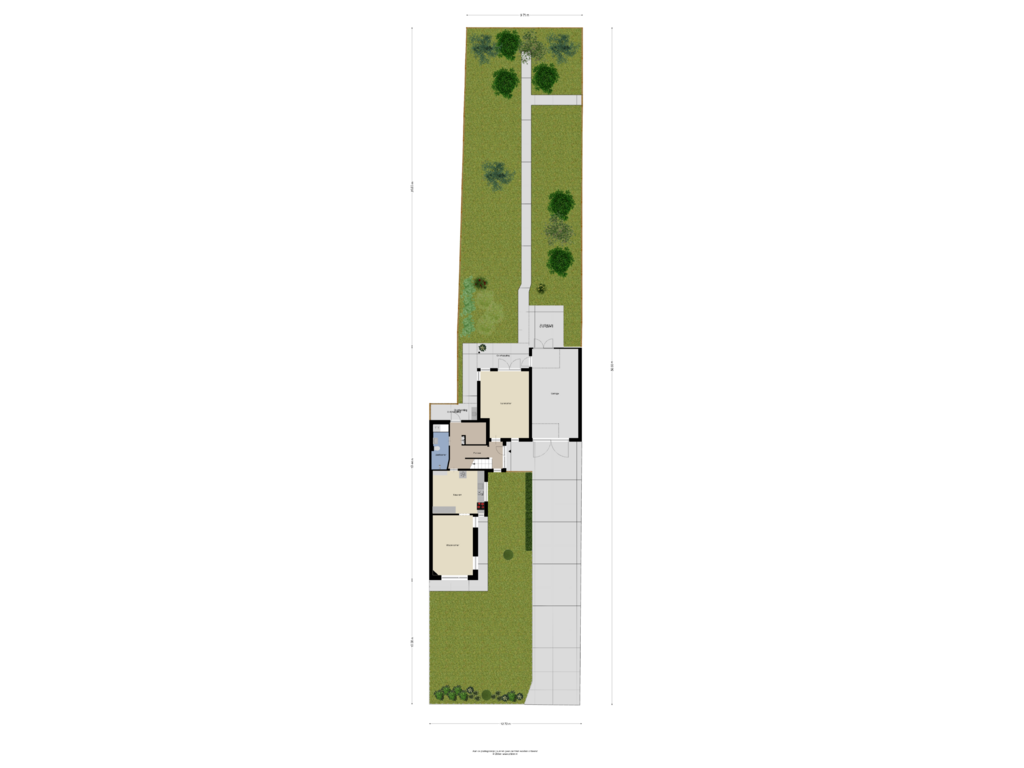 Bekijk plattegrond van Begane Grond-tuin van Rhederweg 116