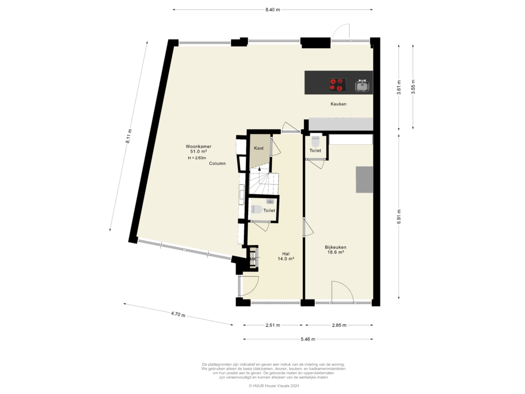 View floorplan of Begane grond of Heidetuin 131