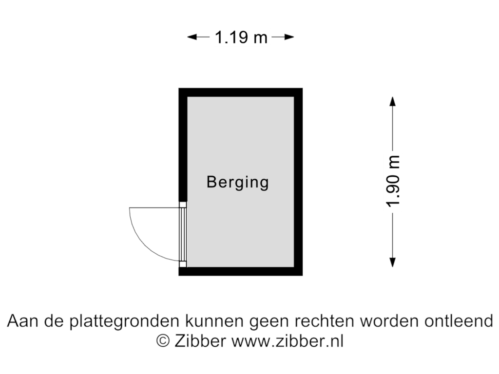 Bekijk plattegrond van Berging van Zutphenseweg 98