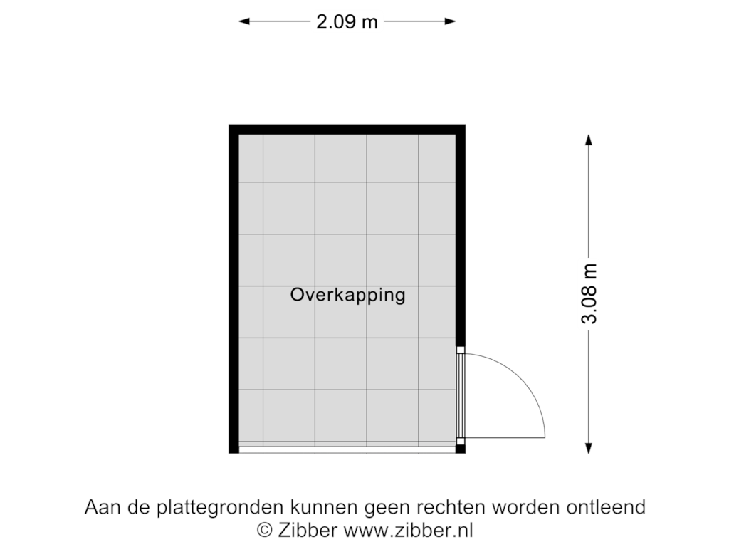 Bekijk plattegrond van Overkapping van Zutphenseweg 98