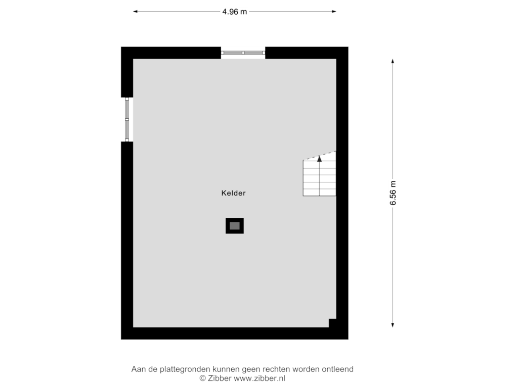 Bekijk plattegrond van Kelder van Zutphenseweg 98