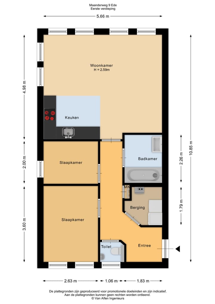 Foto 20 van Maanderweg 9-8