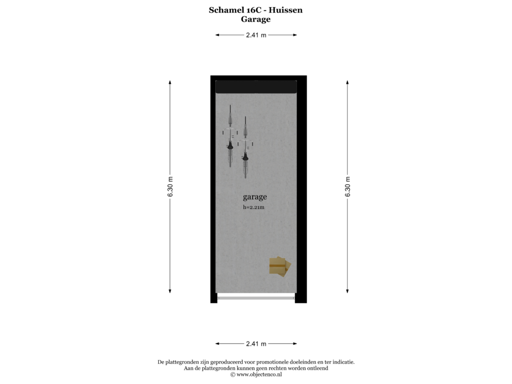 View floorplan of Garage of Schamel 16-C