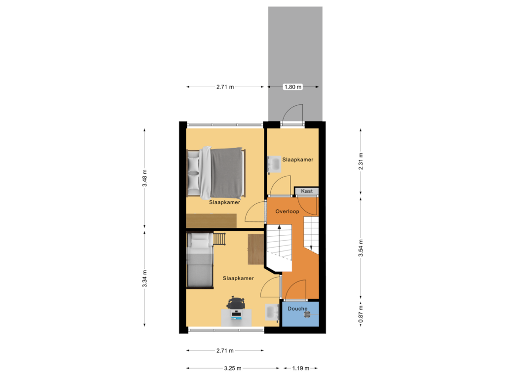 Bekijk plattegrond van verdieping van Van Brienenoordstraat 26