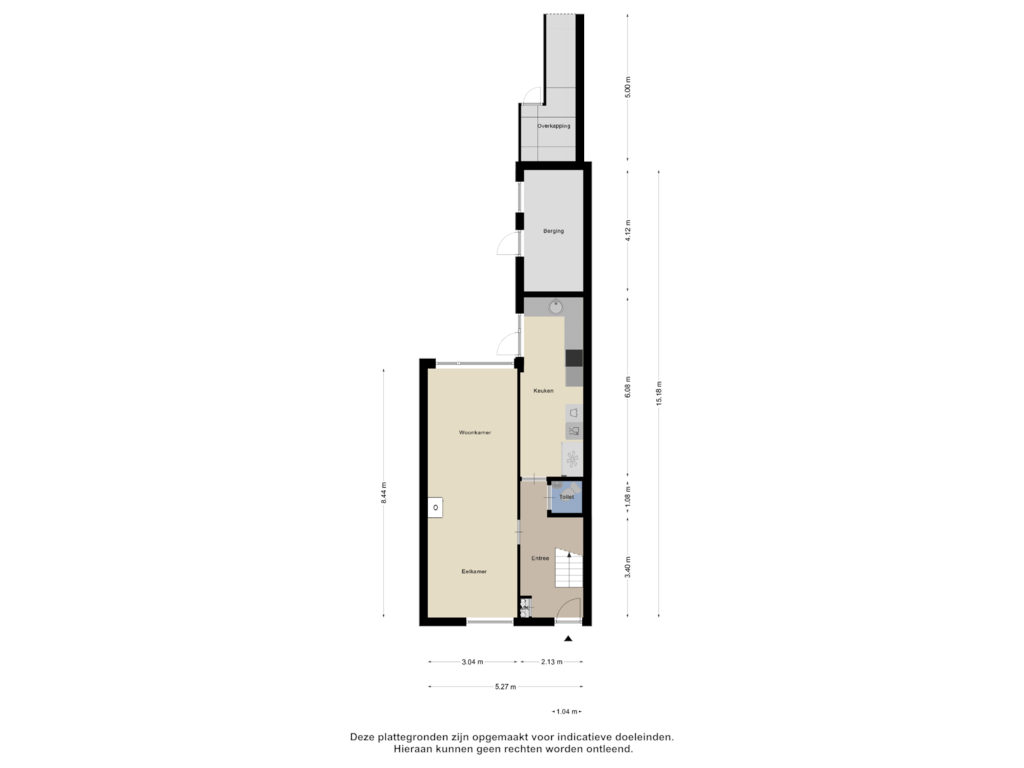 View floorplan of Begane Grond of Scheldestraat 79