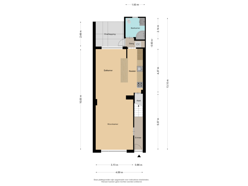 Bekijk plattegrond van Begane Grond van Stationsweg 67