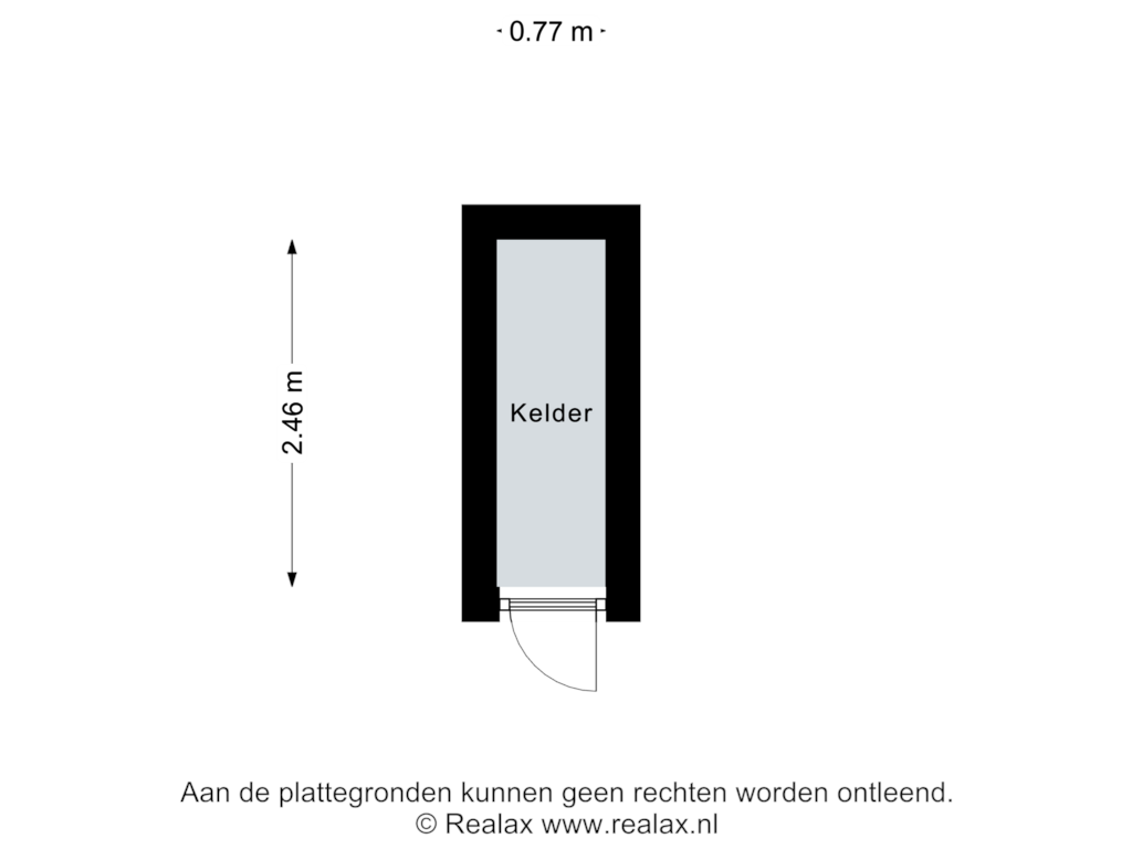 Bekijk plattegrond van Kelder van Woltersweg 2