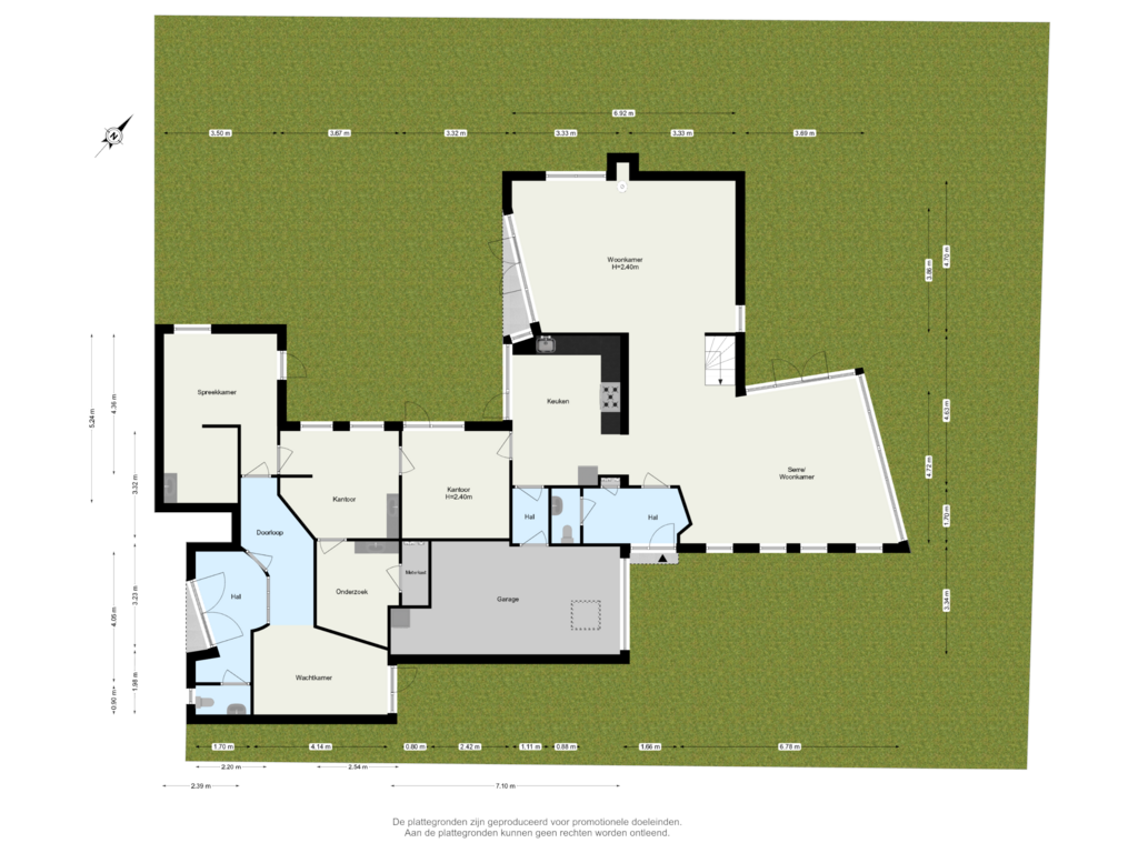 Bekijk plattegrond van Begane Grond Tuin van Lijsterlaan 2-B