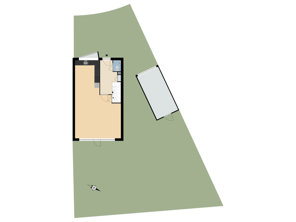 Bekijk plattegrond van Perceel van Sint Maartenlaan 31