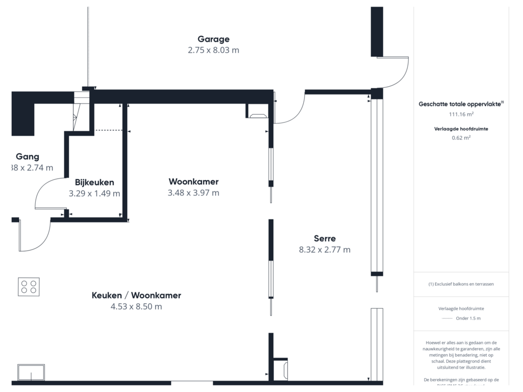 Bekijk plattegrond van Begane grond van Zeedorp 21