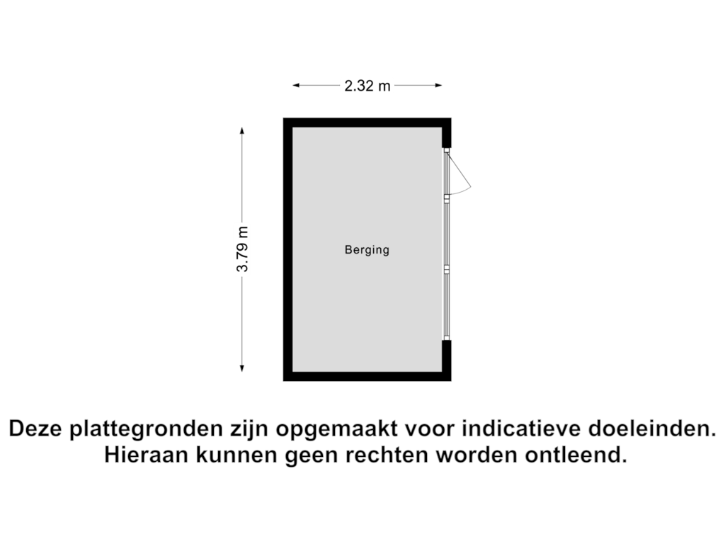 Bekijk plattegrond van Berging van Dovenetelweg 81