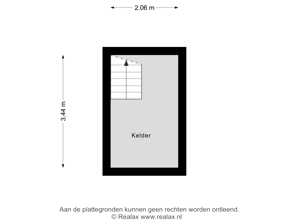 Bekijk plattegrond van Kelder van Morgenzonweg 42