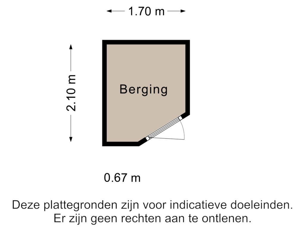 Bekijk plattegrond van Berging van Molenstraat 55