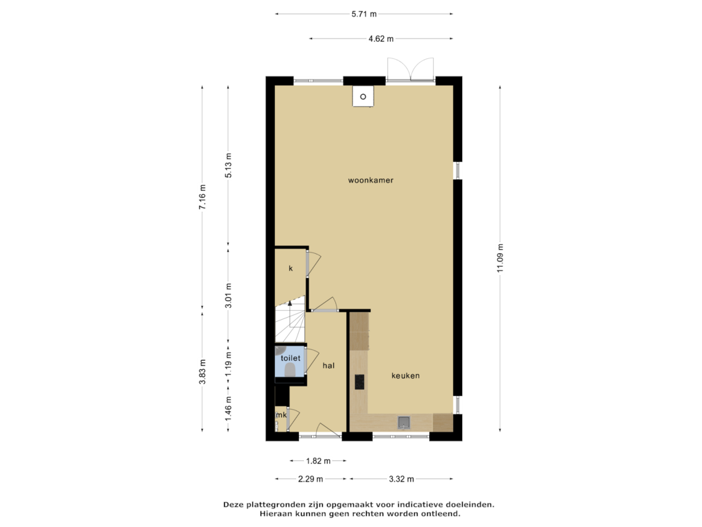 Bekijk plattegrond van Begane grond van Sabelpootlaan 1