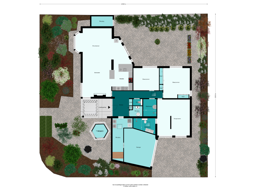 Bekijk plattegrond van Begane grond Tuin van Thijssehof 3