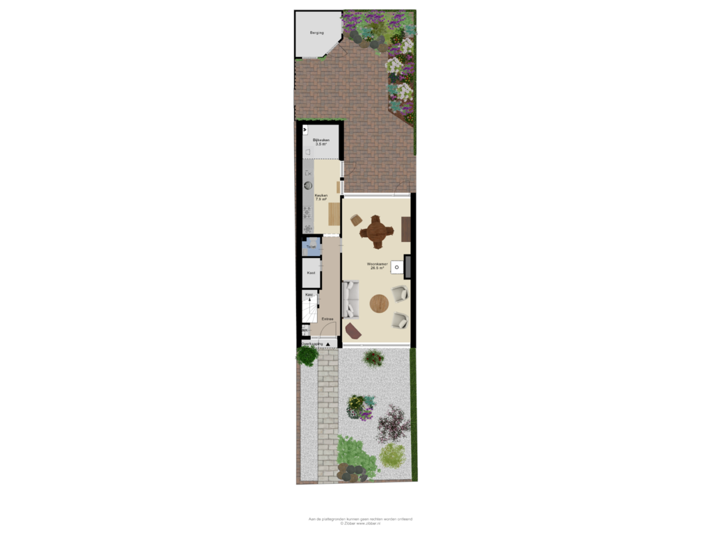 View floorplan of Begane Grond_Tuin of Magerhorststraat 30