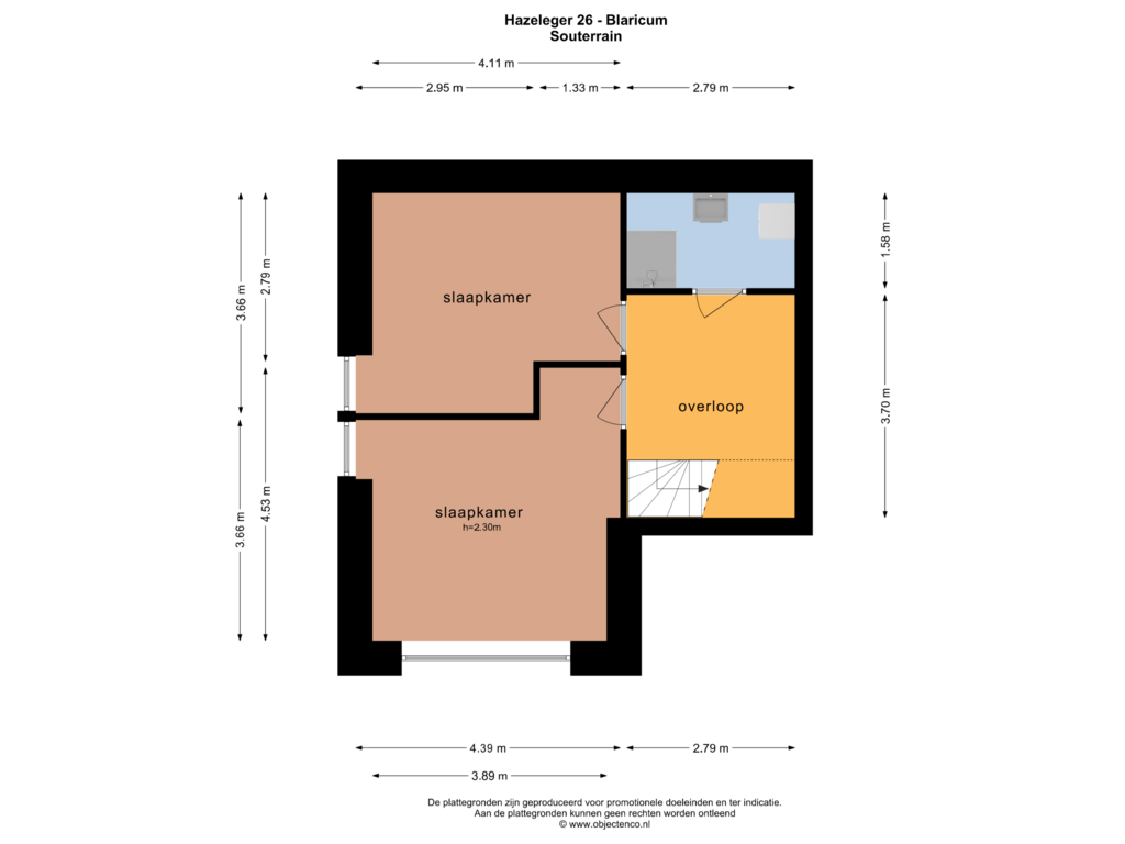 Bekijk plattegrond van SOUTERRAIN van Hazeleger 26