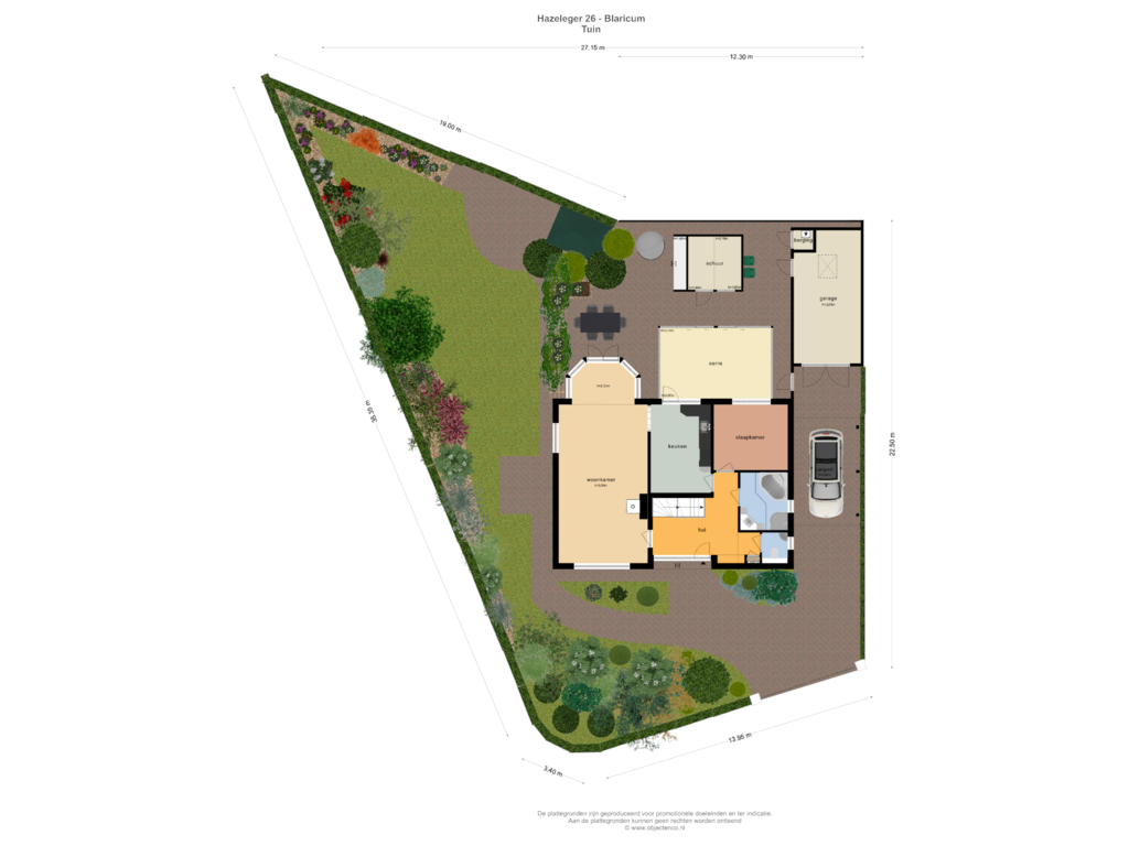 Bekijk plattegrond van TUIN van Hazeleger 26