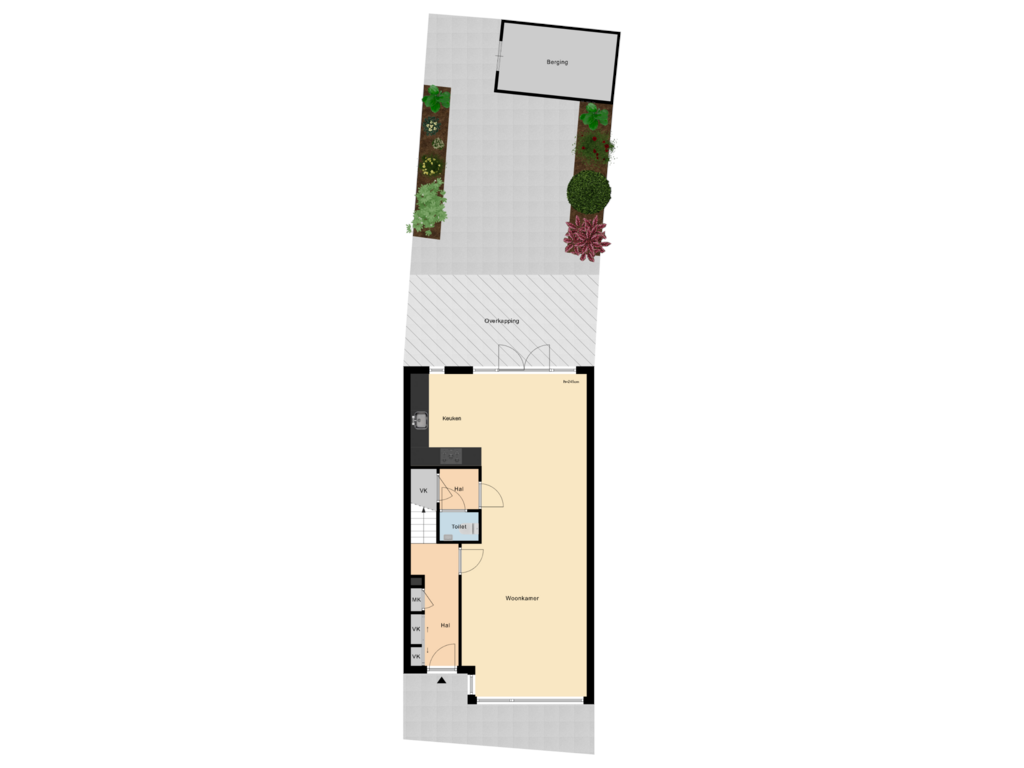 Bekijk plattegrond van Kadastrale Kaart van Rijsoortstraat 17