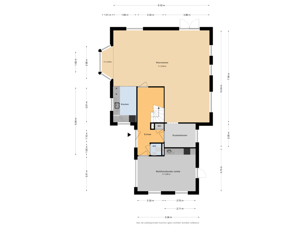 Bekijk plattegrond van Begane Grond van Fluitenkruid 139