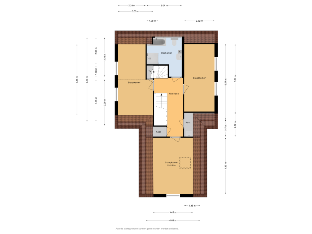 Bekijk plattegrond van 1e Verdieping van Fluitenkruid 139