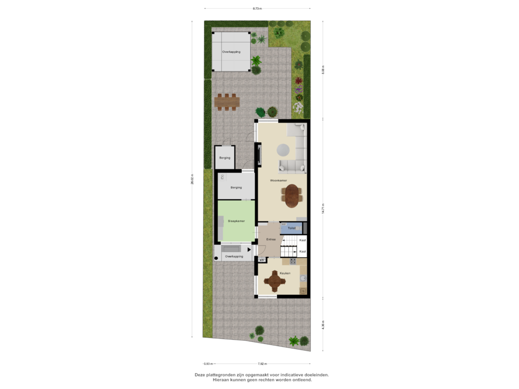 View floorplan of Begane Grond-Tuin of Umefors 20