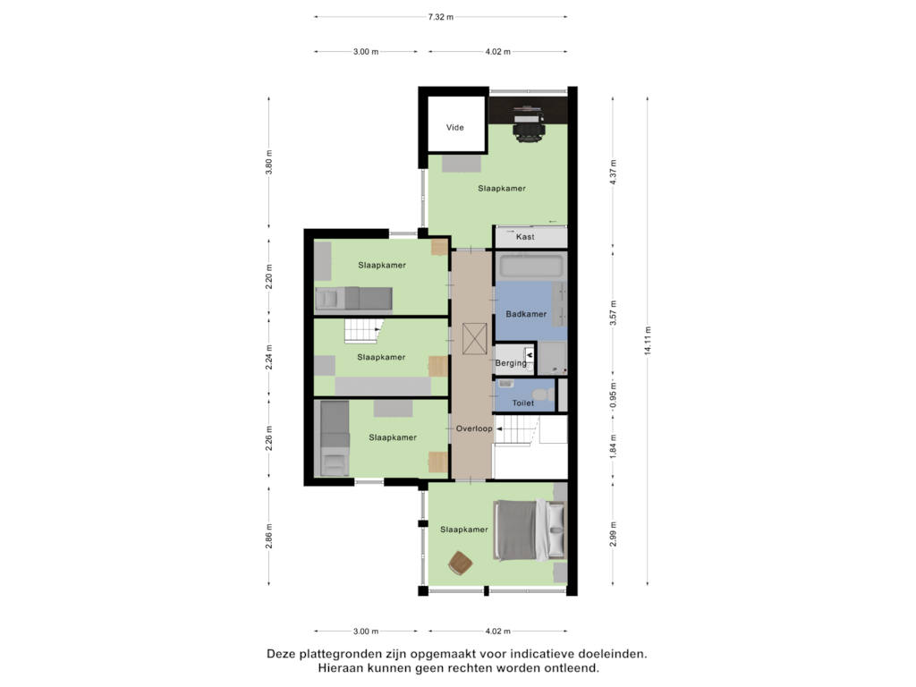 View floorplan of Eerste Verdieping of Umefors 20