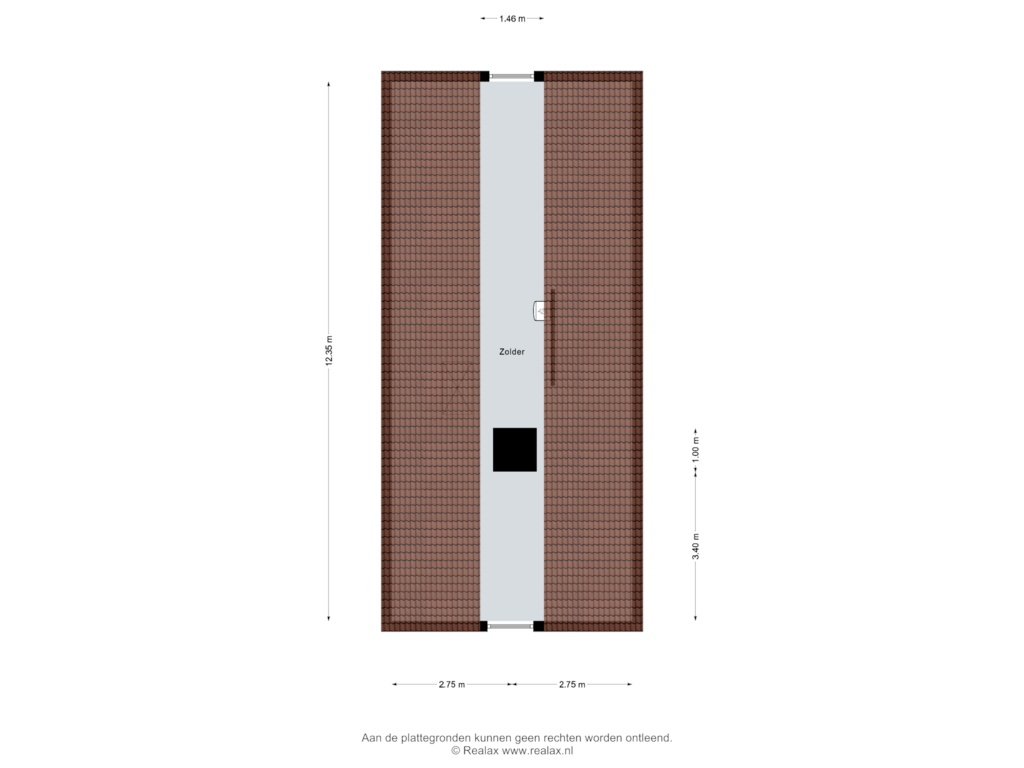 View floorplan of Verdieping 2 of Landweg 3