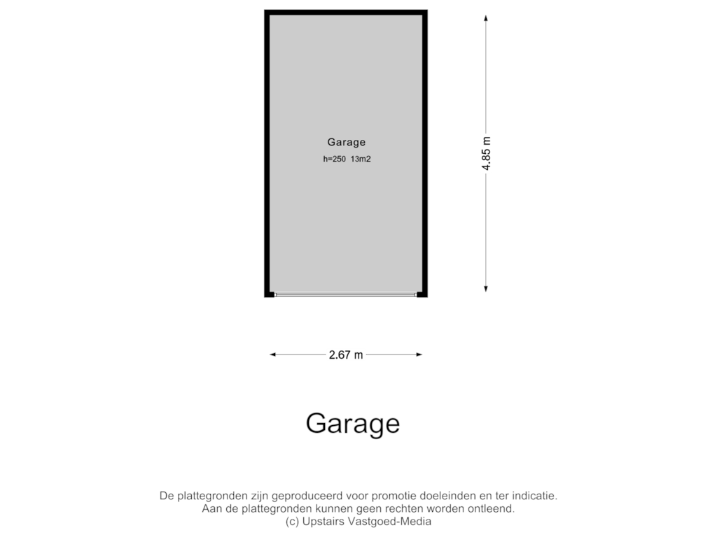 Bekijk plattegrond van Garage van Schutmeesterweg 28