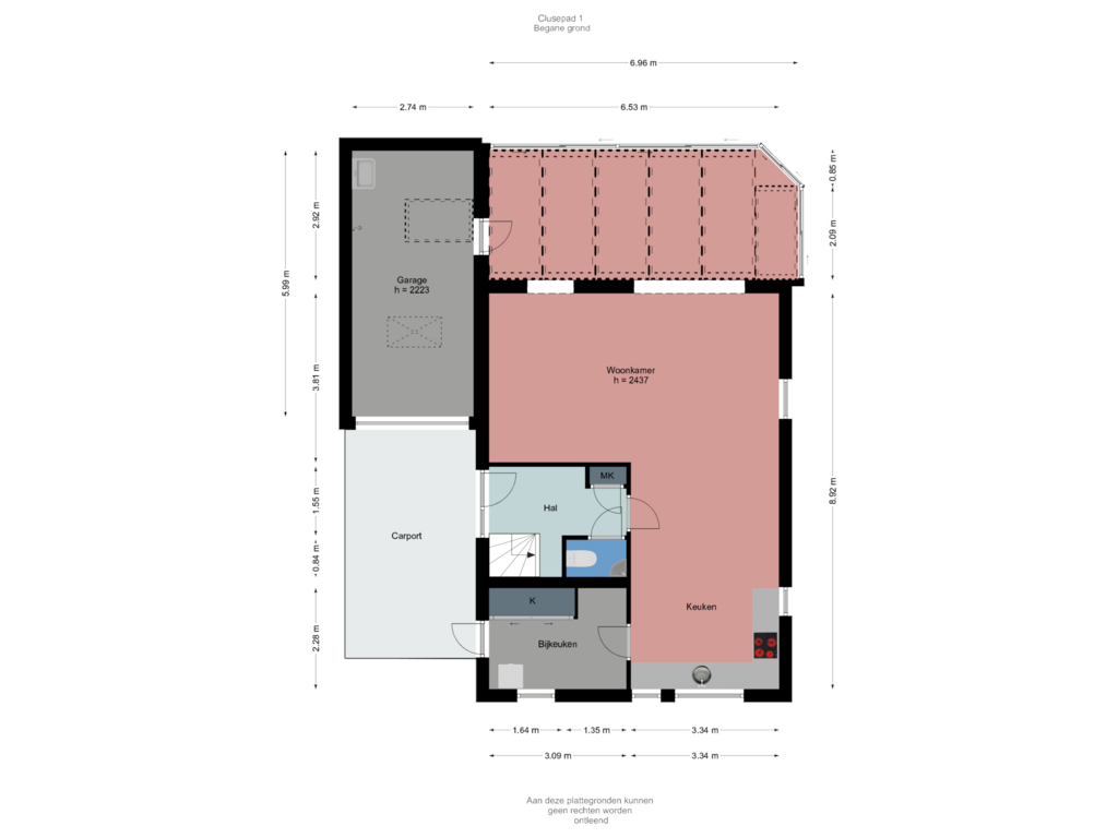 Bekijk plattegrond van Begane grond van Clusepad 1