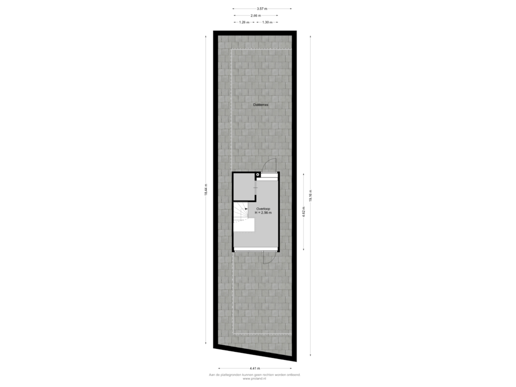 Bekijk plattegrond van 2e Verdieping van Groenmarkt 11-B