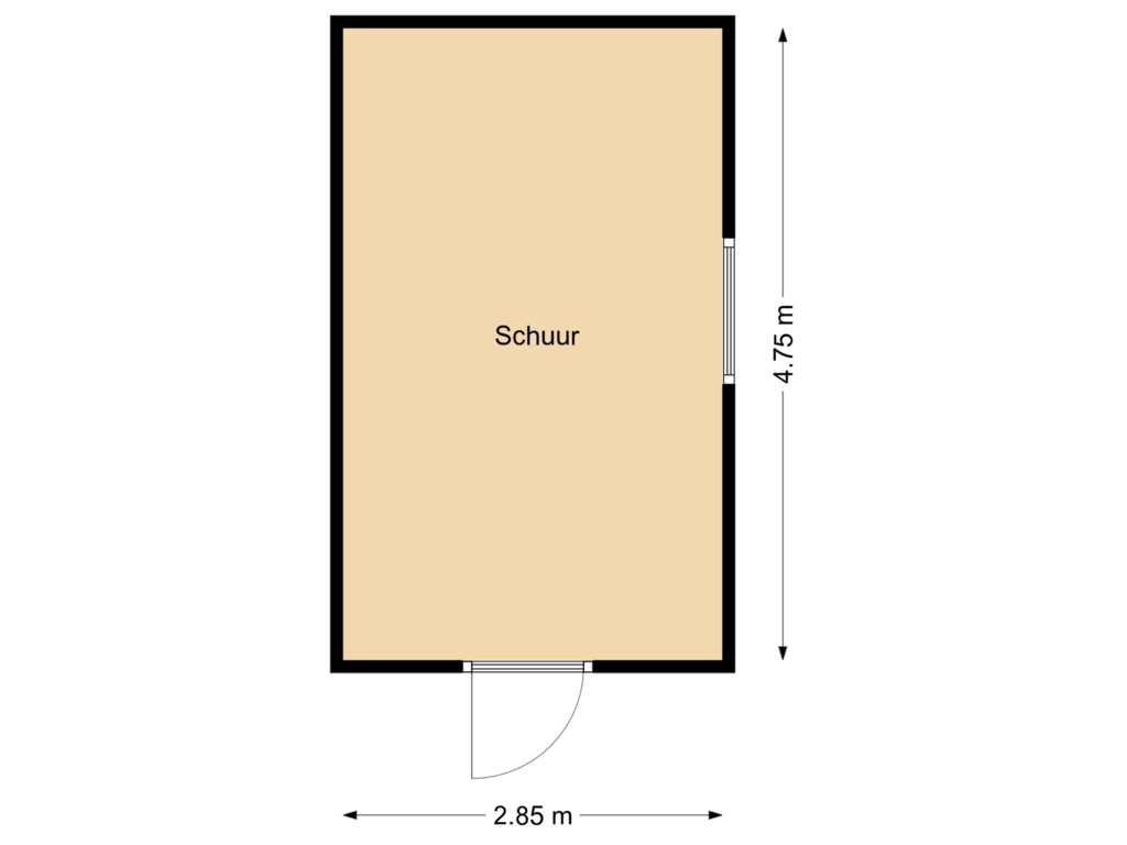 Bekijk plattegrond van Schuur van Baken 42