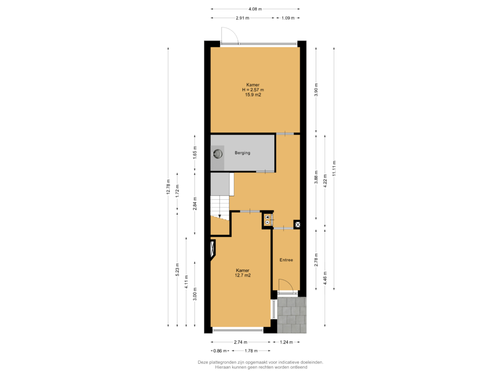 Bekijk plattegrond van Begane Grond van De Colignystraat 3