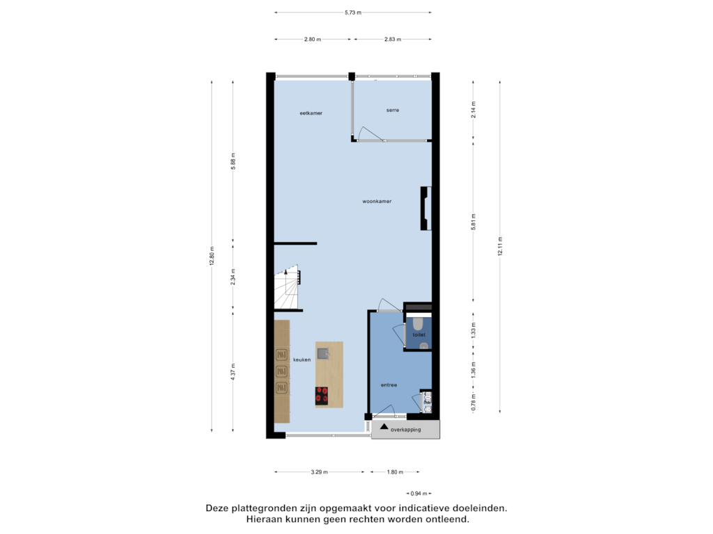 View floorplan of Begane Grond of Vinkenhof 11