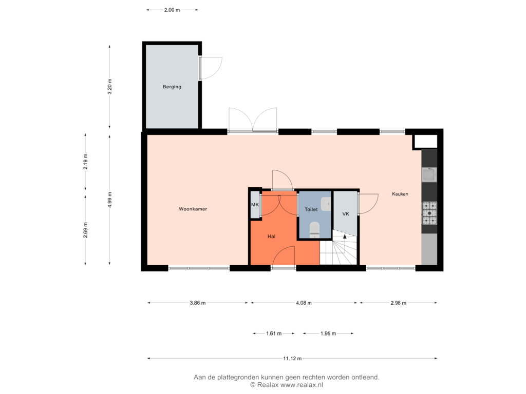 Bekijk plattegrond van Begane grond van Buigerij 6