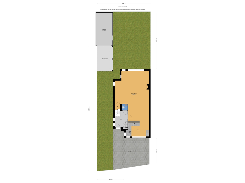 Bekijk plattegrond van Perceeloverzicht van Loofslinger 8