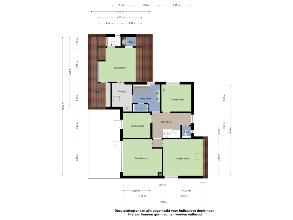 Bekijk plattegrond van Eerste Verdieping van Daniël de Brouwerstraat 10