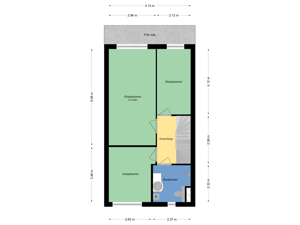 Bekijk plattegrond van 1e verdieping van Icarusblauwtje 92