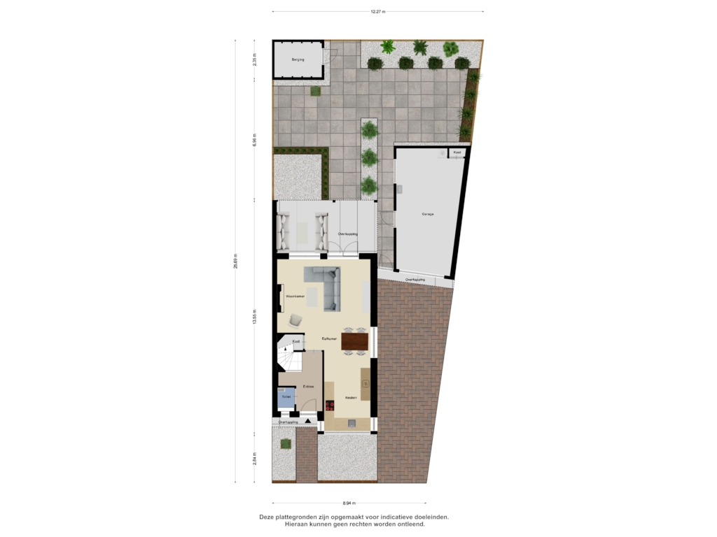 View floorplan of Begane Grond_Tuin of Boudewijn Büchlaan 19