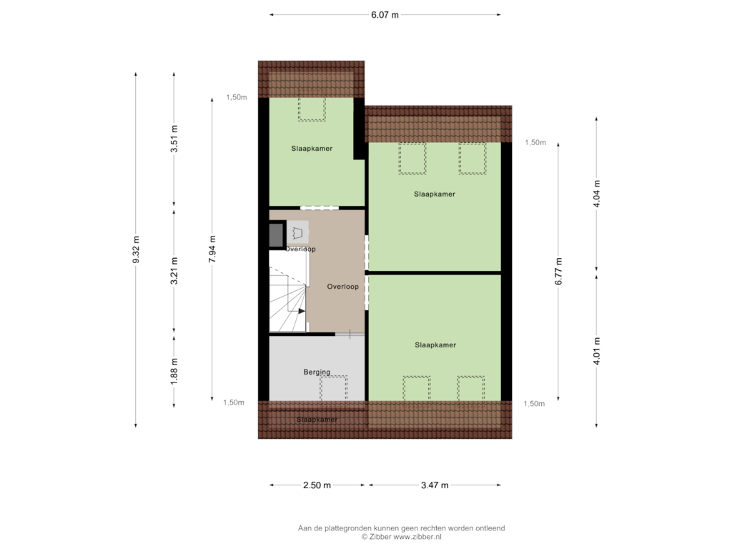 Bekijk plattegrond van Tweede Verdieping van Johan Frisopark 50