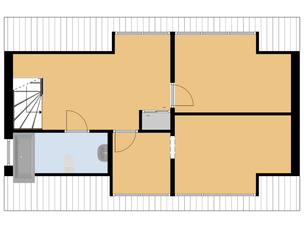 View floorplan of Floor 1 of Baambrugse Zuwe 141