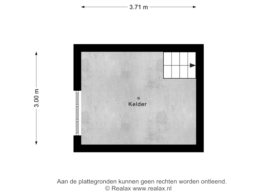 Bekijk plattegrond van Kelder van Prinses Julianaplein 3