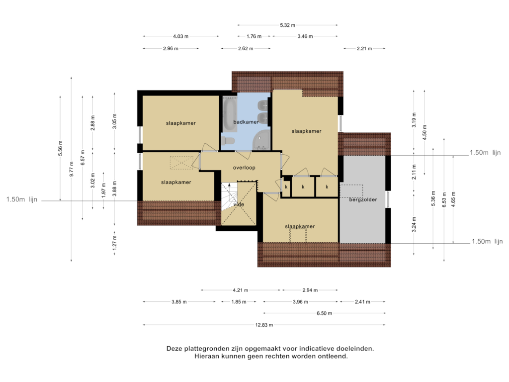 Bekijk plattegrond van 1e verdieping van Remise 2