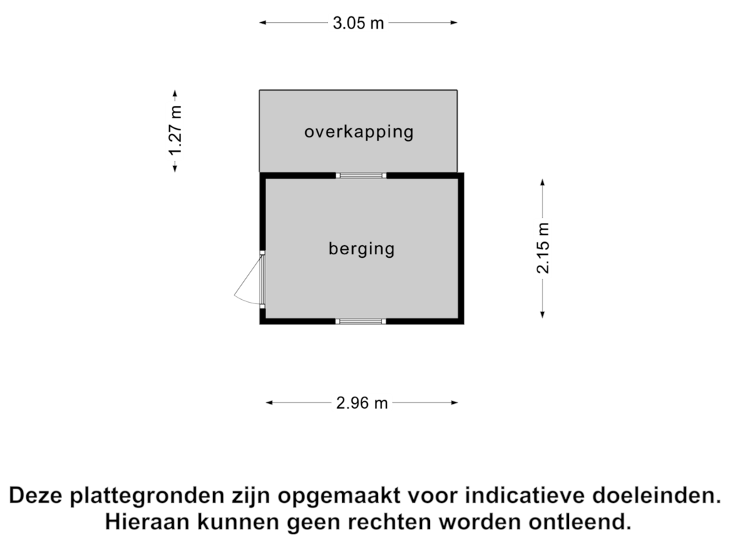 Bekijk plattegrond van Berging van Remise 2