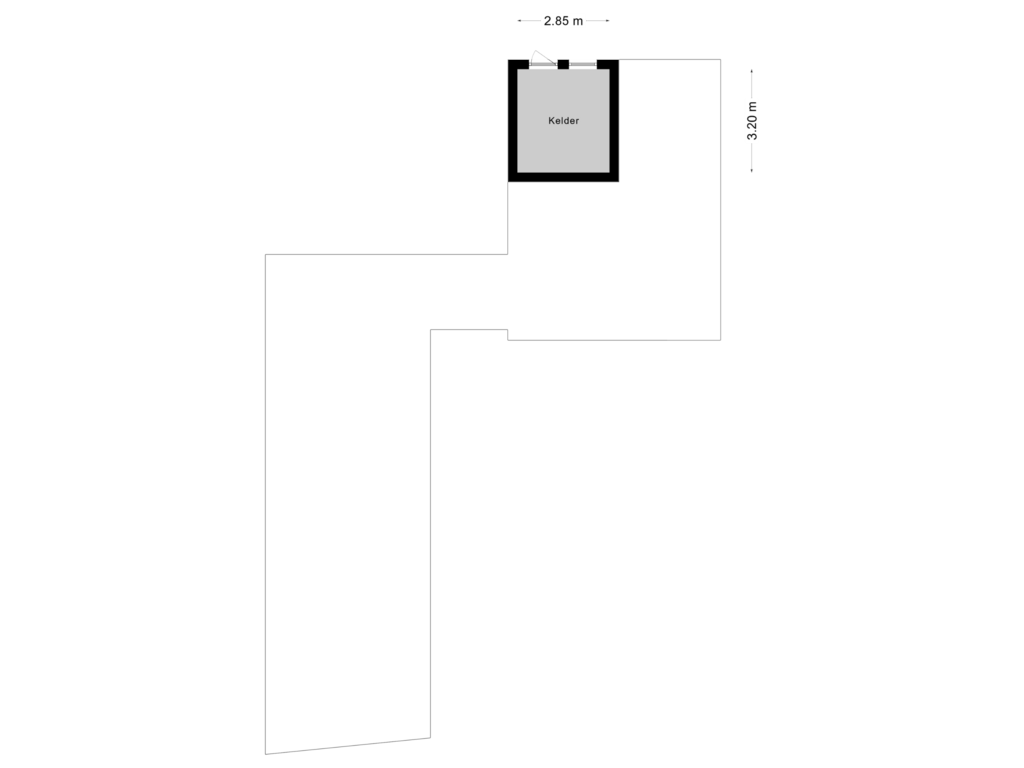 View floorplan of Souterrain of Camerig 20