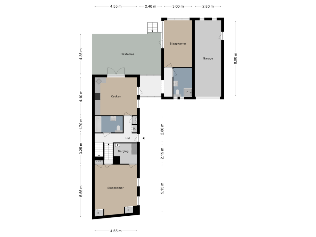 View floorplan of Begane grond of Camerig 20