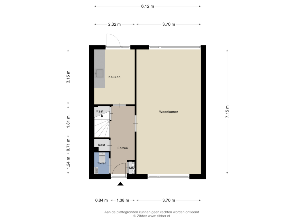 Bekijk plattegrond van Begane Grond van Talma-lanen 8