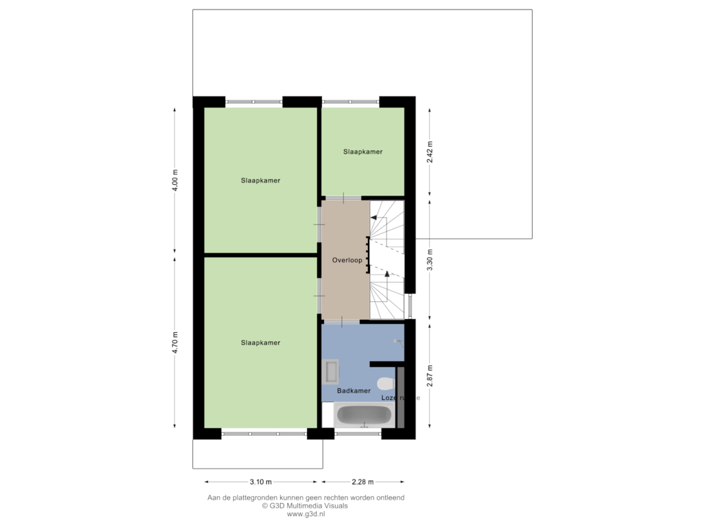 View floorplan of 1ste of Weidepracht 7