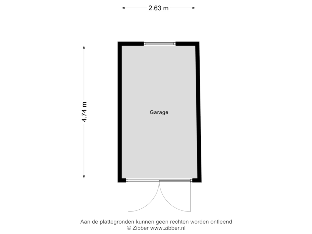 Bekijk plattegrond van Garage van Dorpsweg 98